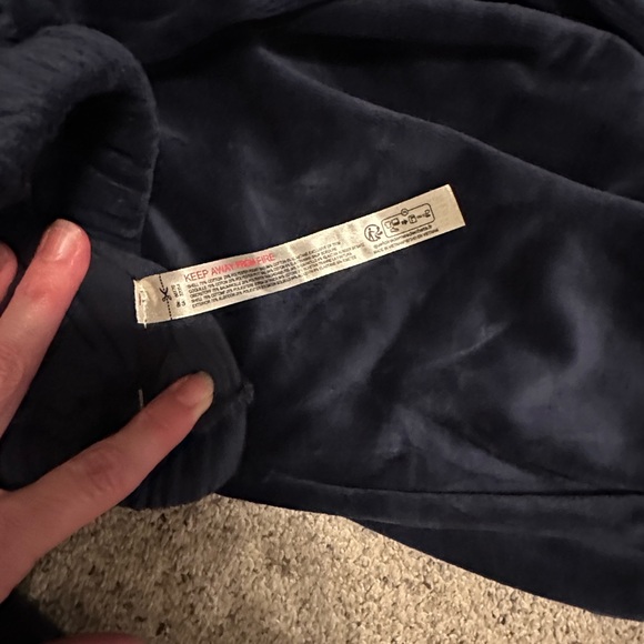 NWT FP Movement by Free People Velour Momentum Pants ~ Navy - Picture 13 of 13